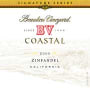 Beaulieu Vineyard BV Coastal Estates Zinfandel 2001 Front Label