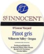 St. Innocent OConnor Vineyard Pinot Gris 2001 Front Label