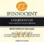 St. Innocent Seven Springs Chardonnay 2000 Front Label
