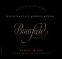 Brassfield High Serenity Ranch Pinot Noir 2011 Front Label