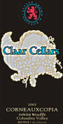 Claar Cellars Corneauxcopia 2002 Front Label