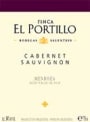 Portillo Cabernet Sauvignon 2001 Front Label