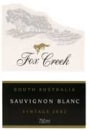 Fox Creek Sauvignon Blanc 2002 Front Label