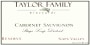 * Reserve Cabernet Sauvignon 2005 Front Label