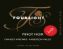 Foursight Wines Charles Zero New Oak Pinot Noir 2010  Front Label