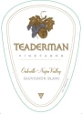 Teaderman Vineyards Sauvignon Blanc 2007 Front Label
