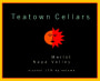 Teatown Cellars Merlot 2001 Front Label