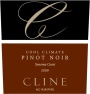 Cline Cool Climate Pinot Noir 2009 Front Label
