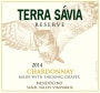 Terra Savia Chardonnay 2014 Front Label