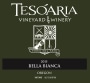 Tesoaria Vineyard & Winery Bella Bianca 2015 Front Label