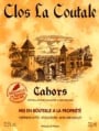 Clos La Coutale Cahors 1996 Front Label