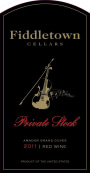 Fiddletown Private Stock 2011  Front Label