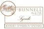 The Bunnell Family Cellar Boushey Mcpherson Vineyard Syrah 2008 Front Label