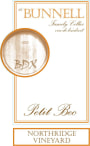 The Bunnell Family Cellar BDX Petit Bec Northridge Vineyard 2010 Front Label