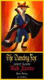 The Dancing Fox Winery & Bakery Red Zorro 2007 Front Label