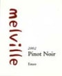 Melville Sta. Rita Hills Estate Pinot Noir 2001 Front Label