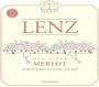 The Lenz Winery Old Vines Merlot 2001 Front Label