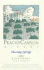 Peachy Canyon Mustang Springs Ranch Zinfandel 2000 Front Label