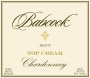 Babcock Top Cream Chardonnay 2009 Front Label