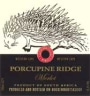Porcupine Ridge Merlot 2002 Front Label