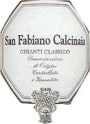 San Fabiano Calcinaia Chianti Classico 2001 Front Label