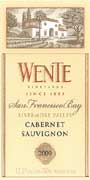 Wente Cabernet Sauvignon 2000 Front Label