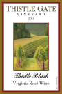 Thistle Gate Vineyard Thistle Blush 2011 Front Label