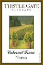 Thistle Gate Vineyard Cabernet Franc 2012 Front Label