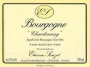 Domaine Etienne Sauzet Bourgogne Blanc 2001 Front Label
