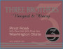 Three Brothers Vineyard and Winery Pinot Rose 2015 Front Label