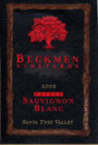 Beckmen Estate Sauvignon Blanc 2002 Front Label