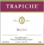 Trapiche Estate Merlot 2002 Front Label