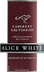 Alice White Cabernet Sauvignon 2002 Front Label