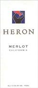Heron Merlot 2001 Front Label