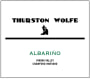 Thurston Wolfe Albarino 2015 Front Label