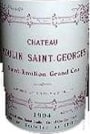 Chateau Moulin Saint-Georges 1999 Front Label