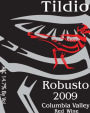 Tildio Winery Robusto 2009 Front Label