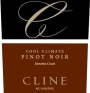 Cline Cool Climate Pinot Noir 2012 Front Label