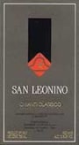 San Leonino Chianti Classico 2000 Front Label