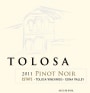 Tolosa Winery Estate Pinot Noir 2011 Front Label