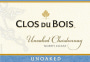 Clos du Bois  Unoaked Chardonnay 2013 Front Label