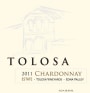 Tolosa Winery Estate Chardonnay 2011 Front Label