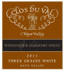 Clos du Val Winemaker's Signature Series Three Graces White Blend 2011 Front Label