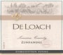 DeLoach Forgotten Vines Zinfandel 2005 Front Label