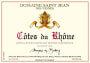Domaine Saint Jean des Vignes Cotes du Rhone 2016 Front Label