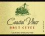 Coastal Vines Cellars Brut Cuvee  Front Label