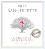 Villa San-Juliette Cabernet Sauvignon 2014  Front Label
