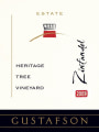 Gustafson Family Vineyards Estate Heritage Tree Vineyard Zinfandel 2009  Front Label