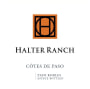 Halter Ranch Cotes de 2014 Front Label