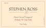Stephen Ross Stone Corral Vineyard Pinot Noir 2014 Front Label
